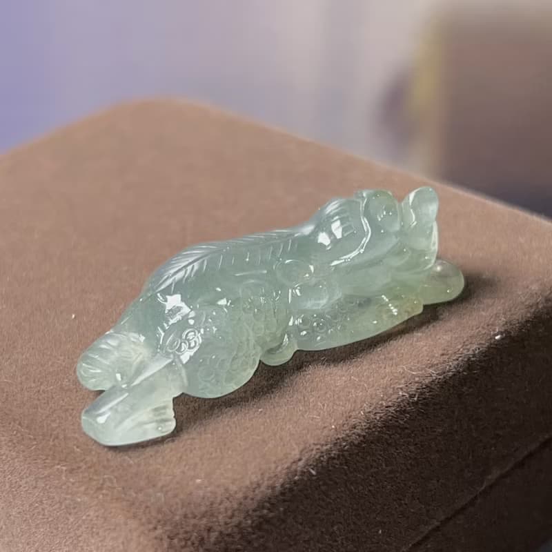 【招財神獸】冰種翡翠戰神貔貅|天然緬甸玉翡翠A貨|送禮