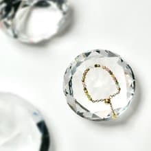 天然碧璽316醫療鋼鍊戒/14K金色 寶石戒指 可調式戒圍 不鏽鋼