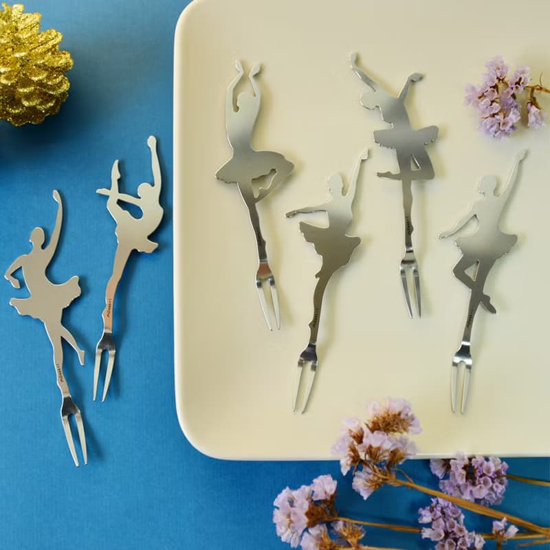 Desk+1 首席芭蕾水果叉(2入組)