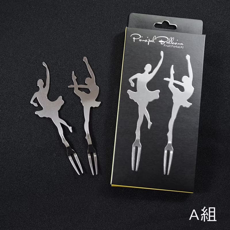 Desk+1 首席芭蕾水果叉(2入組)