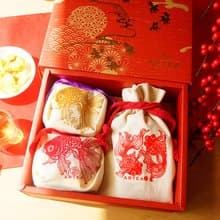 【金玉滿堂】2款好茶+ 台灣紫蘇梅 茶食禮盒
