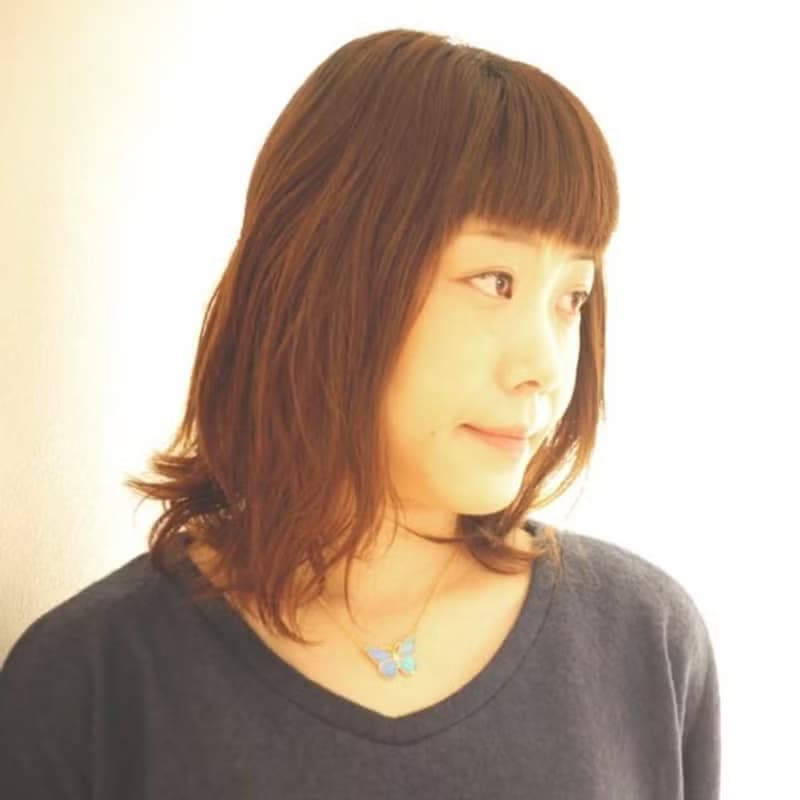 モルフォ蝶のアンティークペンダント　まっすぐ