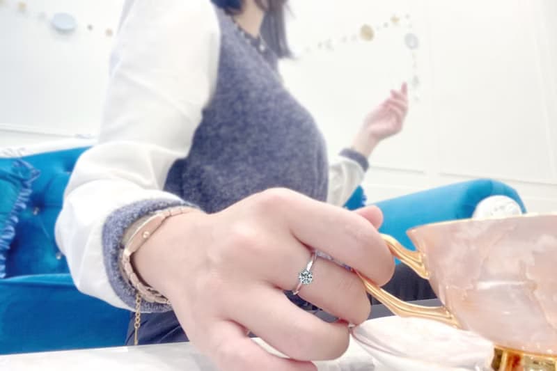 莫桑鑽 |  純粹鑽石女戒  | 台中門市 |  可升級K金白金