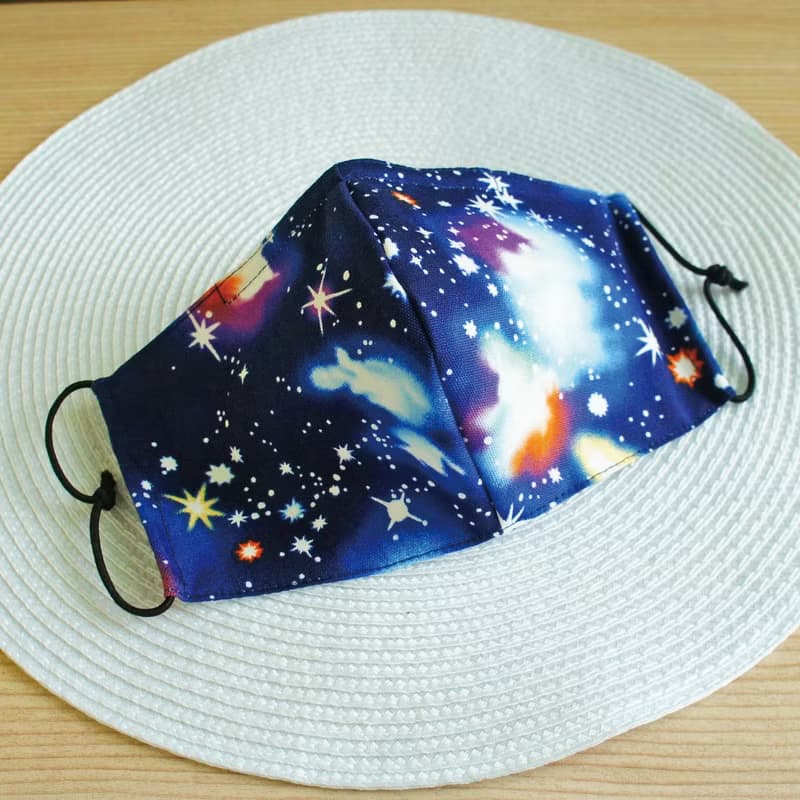 Lovely日本布【銀河星空2way立體換濾材口罩】大人版