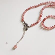 Love Me Strawberry Quartz Necklace