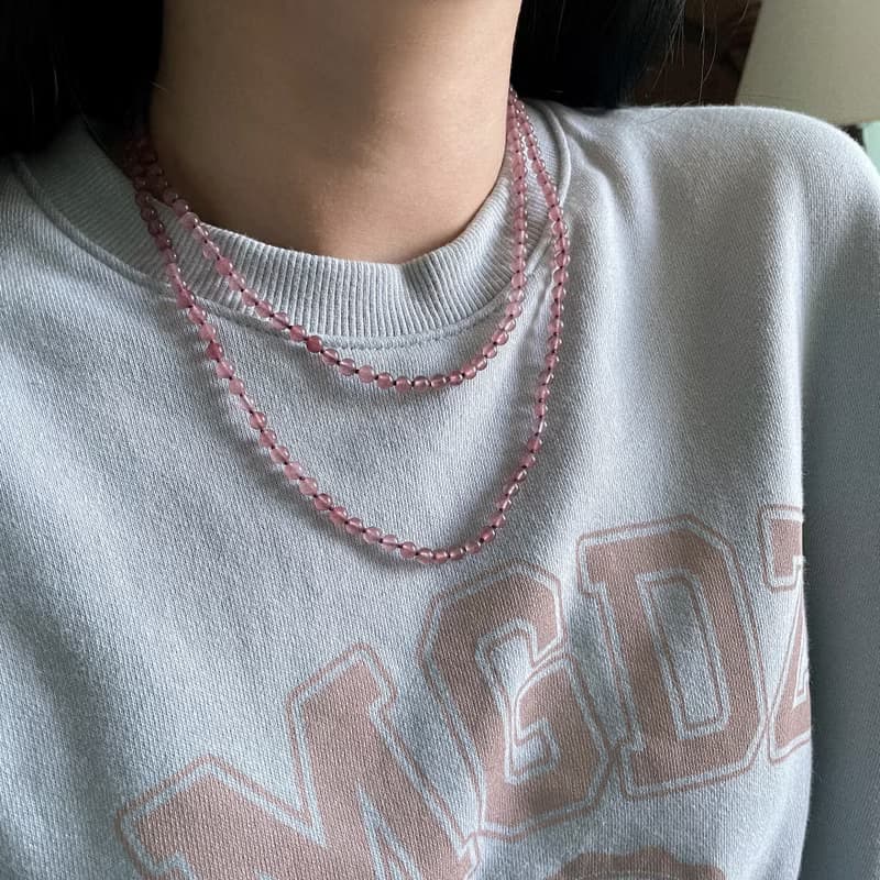 Love Me Strawberry Quartz Necklace