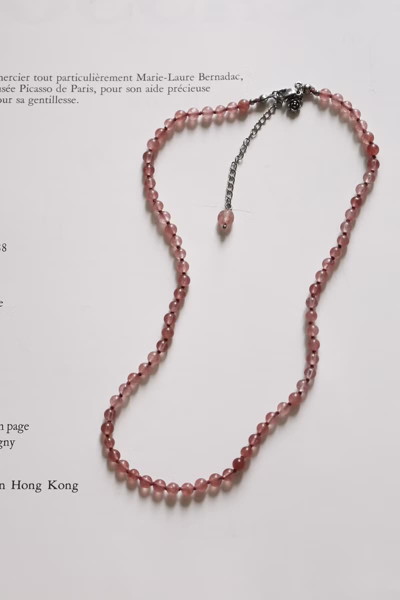 Love Me Strawberry Quartz Necklace