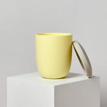 Besovida I 全矽膠小雙杯－淡檸黃