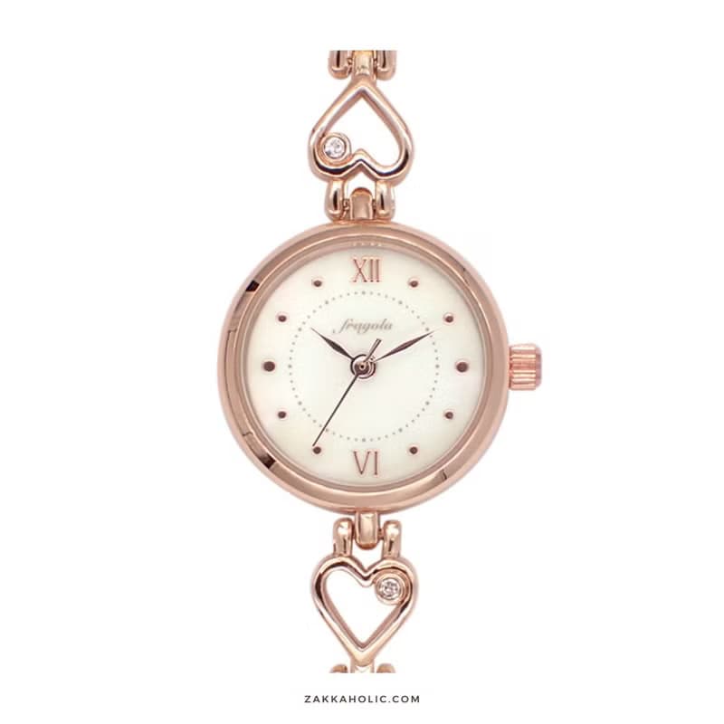 DSE手錶 復古 防水 Heart Bracelet Watch 女裝 心連心手鏈錶
