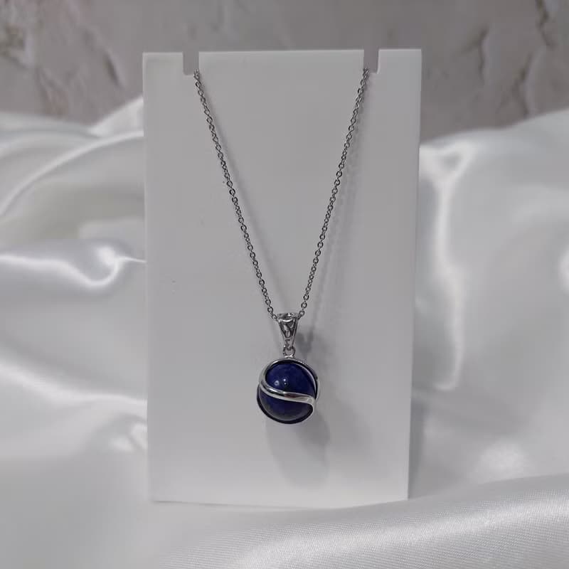 天然青金石項鍊