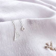 【純葉脈製作】 羽憶手鍊 - 銀