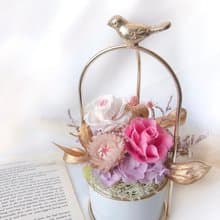 永生花金色花提籃