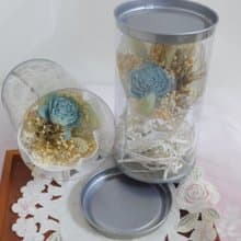海洋風文青罐裝 結婚捧花永生乾燥花畢業謝師禮物生日畢業禮物