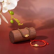 萬事星龍好運手鏈龍年紅繩手鏈本命年吉祥手繩情侶款