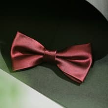 暗紅緞領結-紅絲絨蛋糕都沒有我可口的紅緞領結