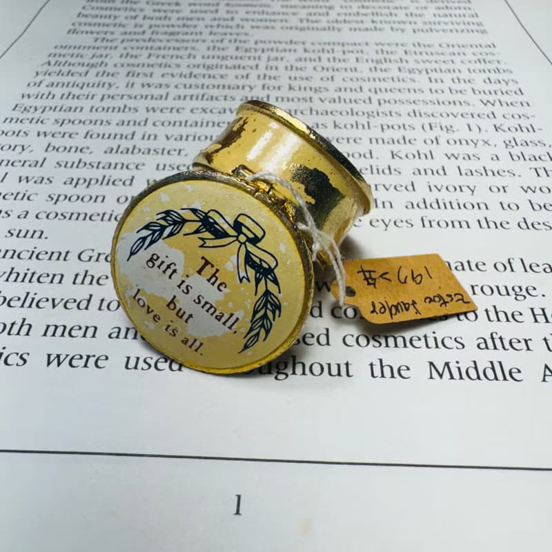 Estée Lauder 1972年香膏盒