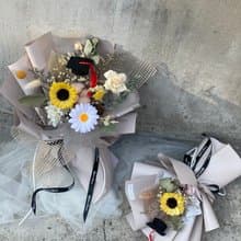 2022畢業花束 向日葵 畢業快樂 擴香花束