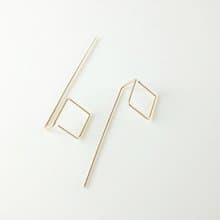 輕耳飾 耳環 14K包金線 建築系列 ATE003