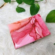 酒精墨水藝術 實用 拍照 收納盒 木盒 鑰匙飾品收納 禮物送禮 裝