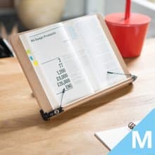 韓國13段可調式高級木質多功能看書架-M /閱讀神器