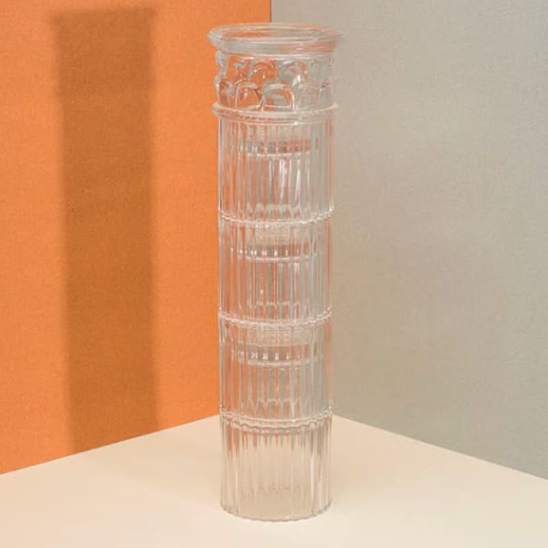 西班牙 DOIY 羅馬柱玻璃杯復古創意水杯套裝可堆疊家用果汁水杯