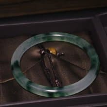 玻璃種飄花手鐲石英岩玉手環禮盒裝