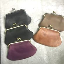 Sienna真皮子母框口金錢包