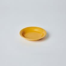 KOGA 許家陶器品 陶質圓形醬碟 (窯黃)