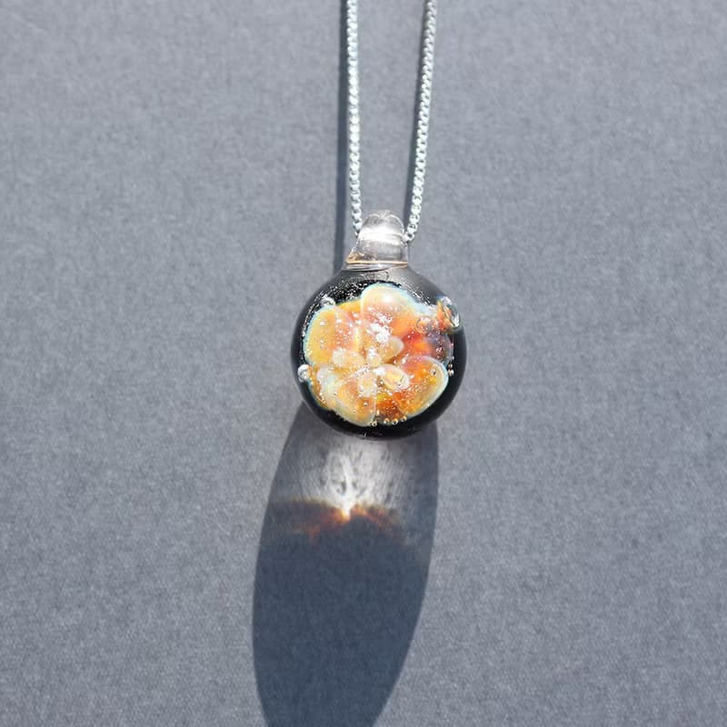 暖情 骨灰琉璃訂製 玻璃項鍊 骨灰 生命紀念
