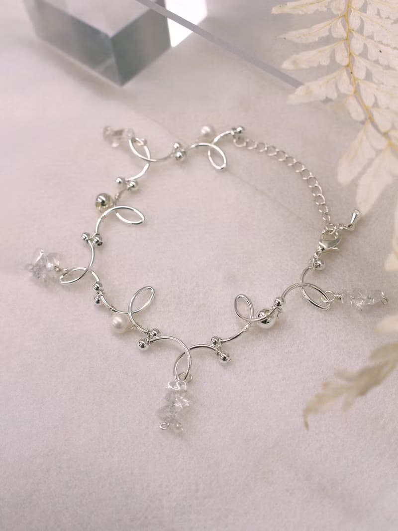 雲霧催眠師。MUCHAT手作波浪線條水晶手鍊