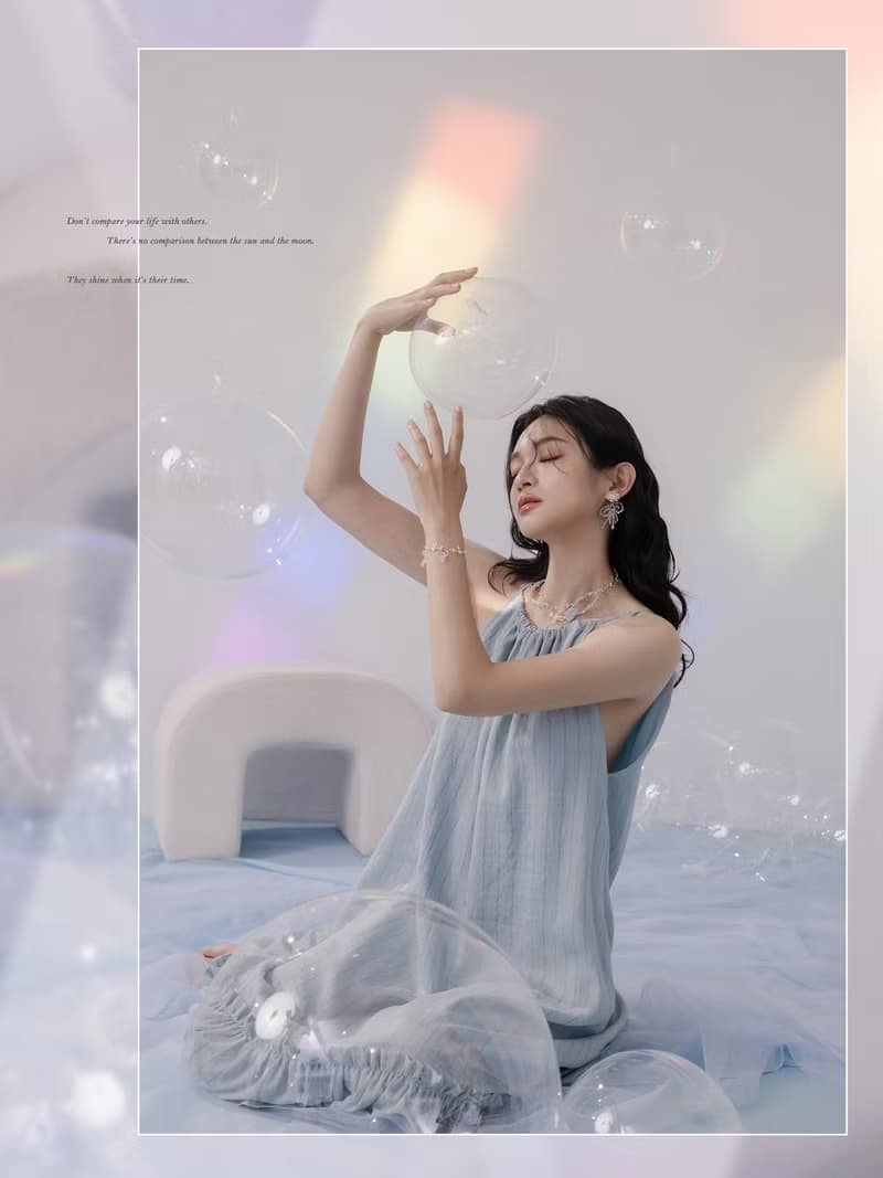 雲霧催眠師。MUCHAT手作波浪線條水晶手鍊