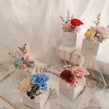 藍芯手作│永生盆花・永生玫瑰花 畢業花束 生日禮物 母親節禮盒