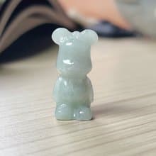 飄花翡翠熊熊 | 天然緬甸A貨翡翠 | 送禮