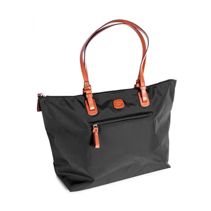 【BRIC' S】X collection 大容量 肩背旅行袋(附小側背包) 黑色