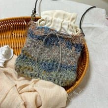 【手工編織包】 節日禮物/蝴蝶結混線編織包/日系配件