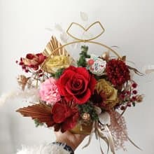 開店開幕展覽花禮|好運攏來開運過年年節盆花禮盒 店面居家佈置1