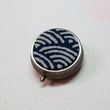 雲海 古銅款 圓形 分格藥盒 迷你 隨身攜帶 小物 收納盒 藥盒