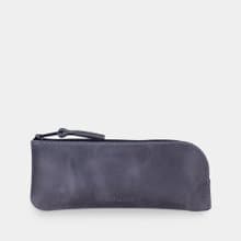 灰色真皮眼鏡盒 – 時尚皮革配件禮品