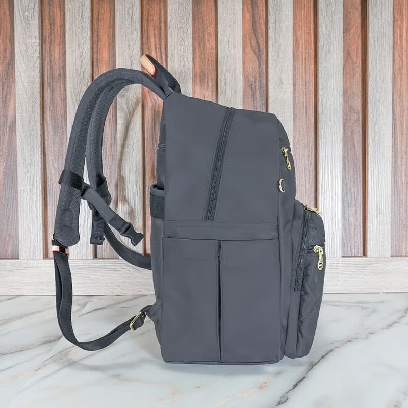 必BUY葫蘆紋旅行後背包(大款)23336莫蘭迪灰