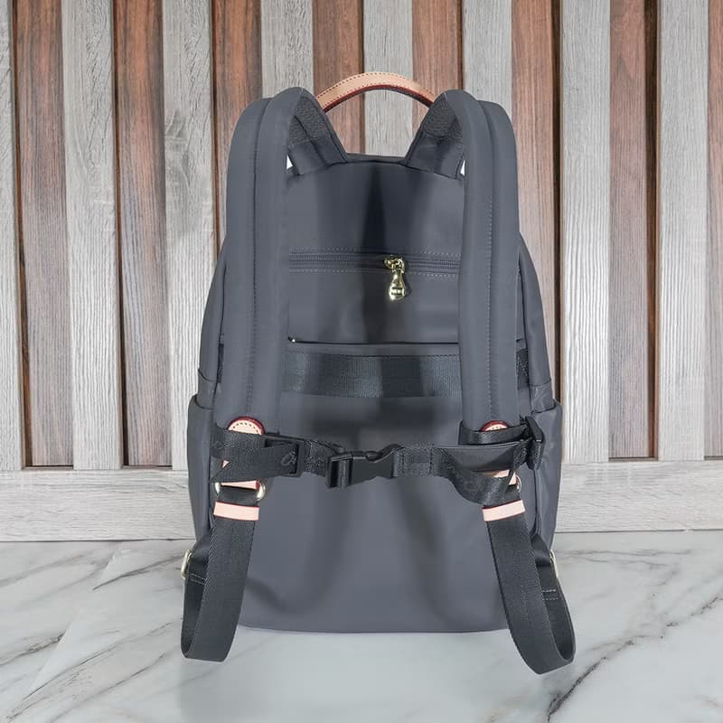 必BUY葫蘆紋旅行後背包(大款)23336莫蘭迪灰