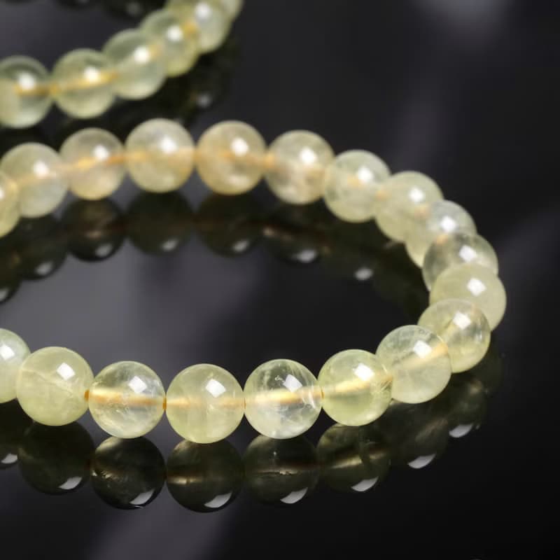 黃金葡萄石水晶手鍊│8mm 希望之石 事業運正財 開運招財飾品