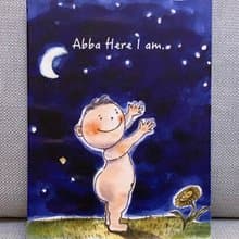 Abba Here I am 天父我在這裡 掛畫 基督教 禮物 受洗 sophie art