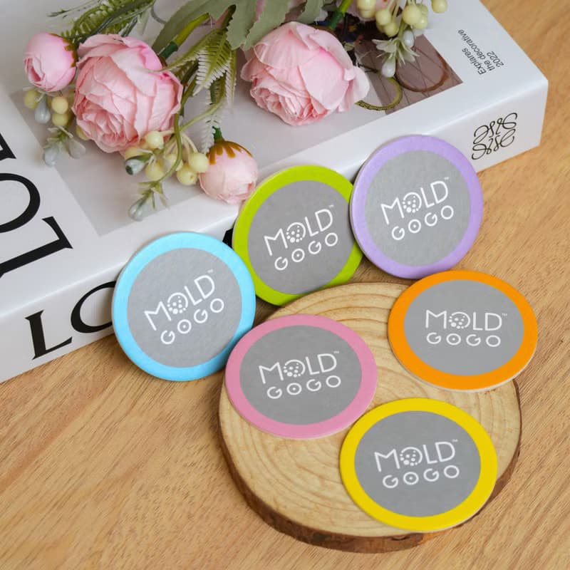 MoldGoGo 防霉大圓卡 | Pantone款_6片組 | MIT專利防霉技術