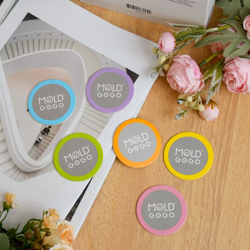 MoldGoGo 防霉大圓卡 | Pantone款_6片組 | MIT專利防霉技術