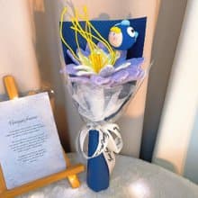 雙魚座鉤織花束