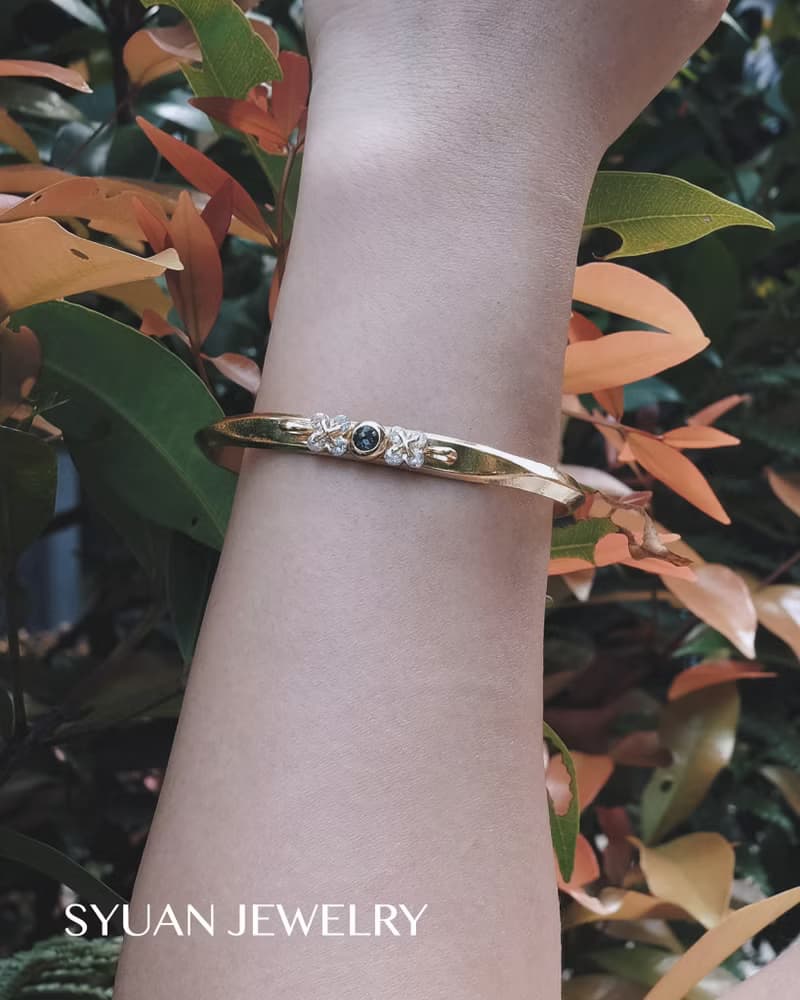 Faith信仰 銀色夜影奧地利水鑽手環生日 禮物情人節