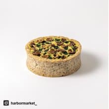 【純素菠菜洋菇鹹派】無麩質/無蛋奶/全天然/Vegan/純素鹹派