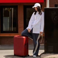 【ITO】CLASSIC WAVE 2 經典系列旅行登機托運行李箱 珊紅