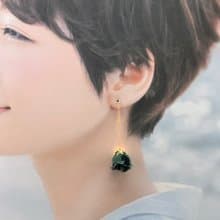 Pinkoi 限定獨家 | Bounce 跳動可愛復古垂墜小玫瑰耳環