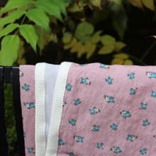 Made in korea flower baby muslin swaddle gauze blanket, gift, 新生兒 出産祝い, 布  ブランケッ